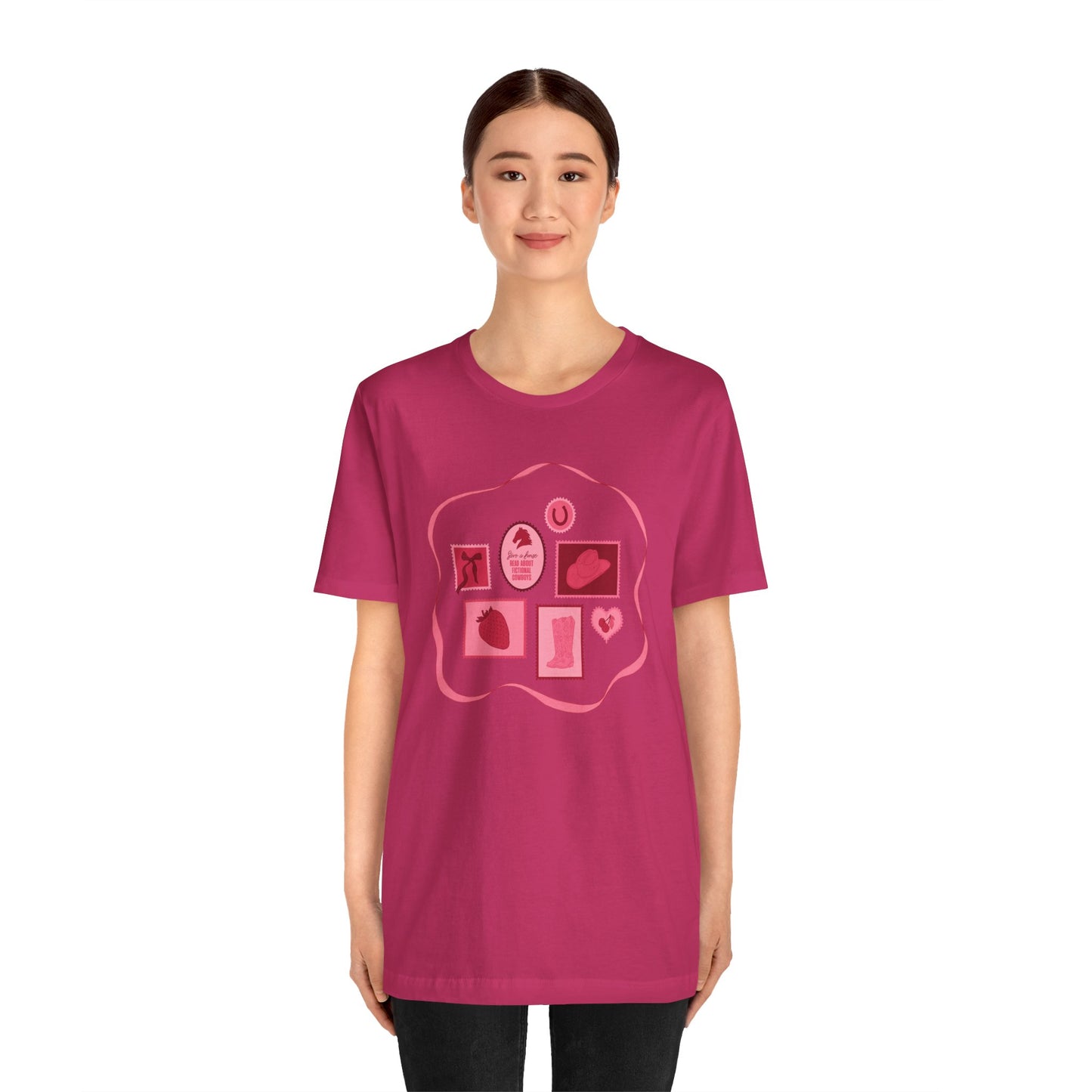 Save a Horse, Read About Fictional Cowboys Bella + Canvas Tee | Cowboy Romance Shir