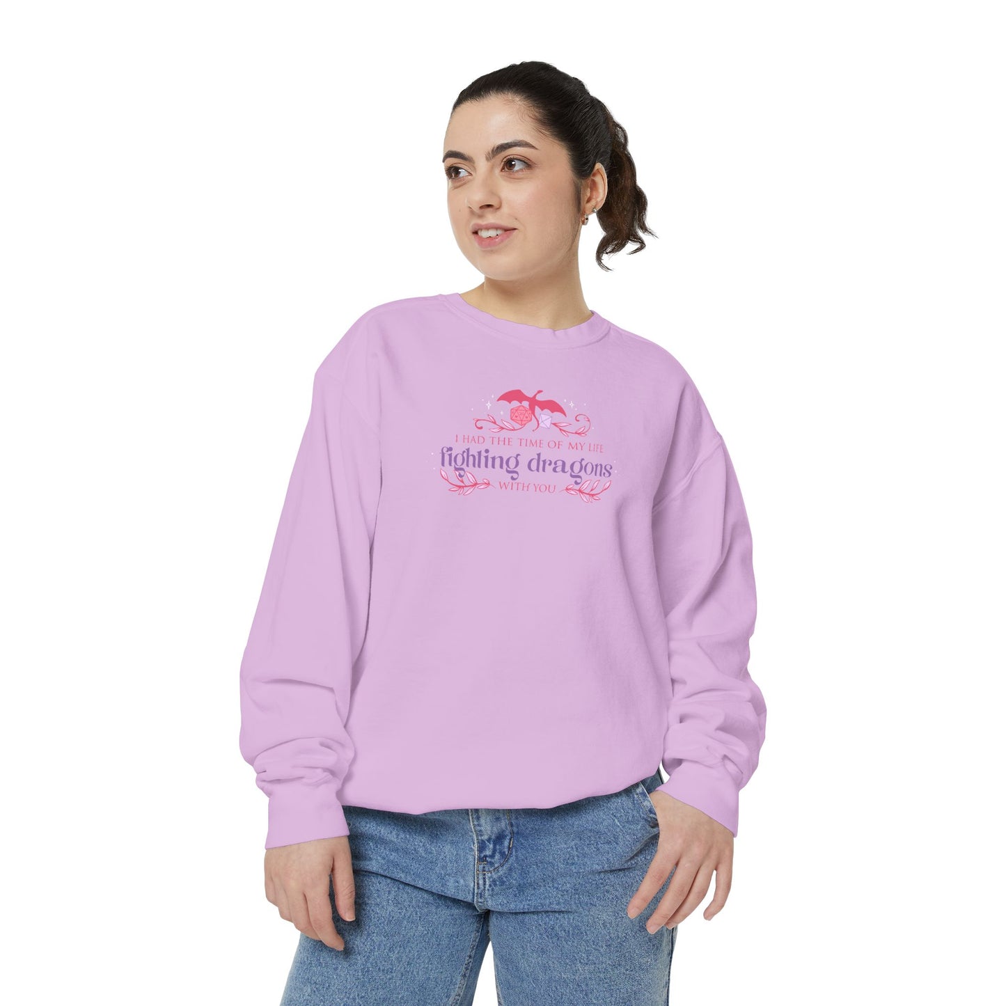 Fighting Dragons Sweatshirt — Comfort Colors