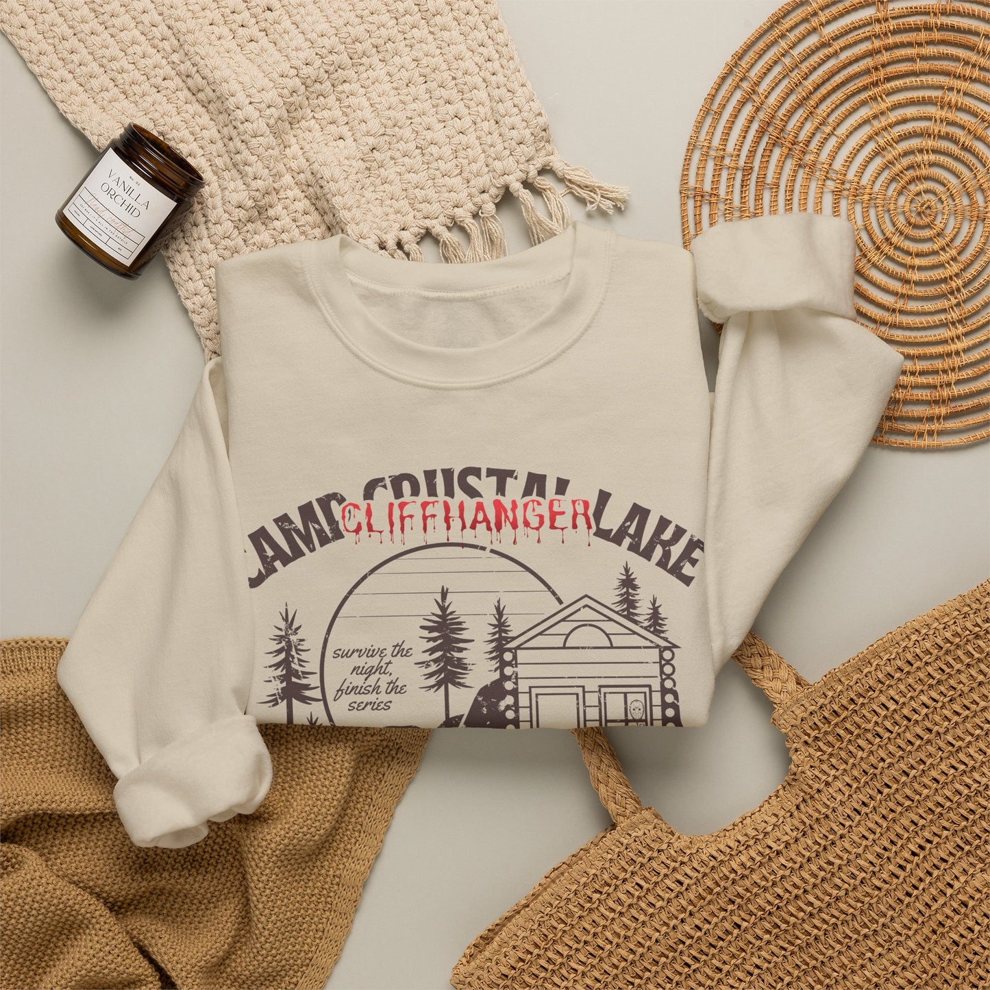 Camp Cliffhanger Lake Unisex Heavy Blend™ Crewneck Sweatshirt