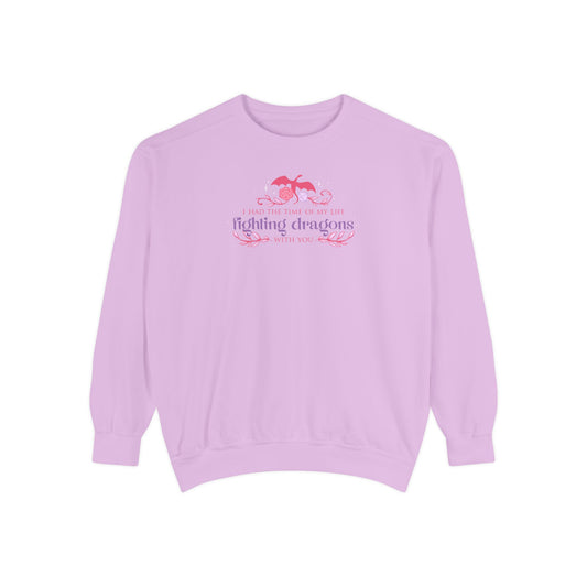 Fighting Dragons Sweatshirt — Comfort Colors