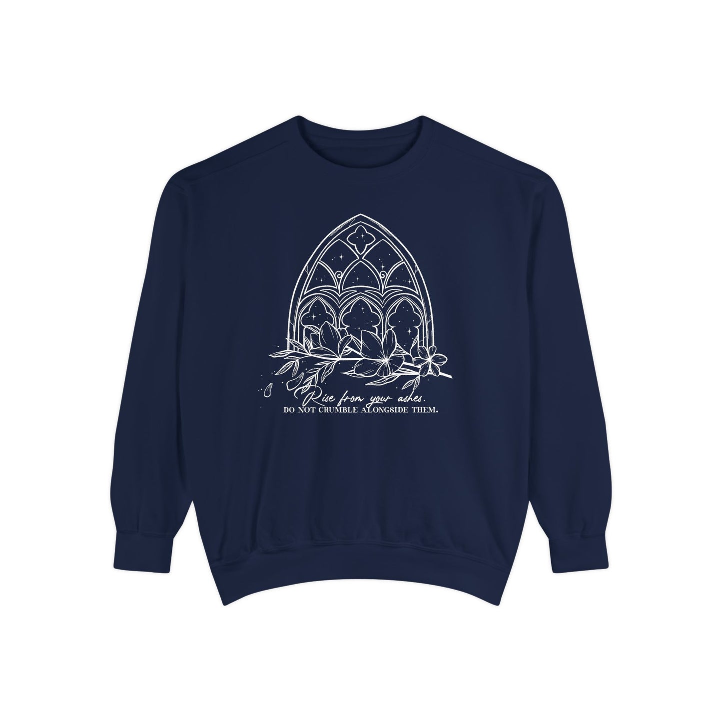 Rise From Your Ashes Comfort Colors Sweatshirt – Officially Licensed A Dance of Lies Romantasy Crewneck by Brittney Arena
