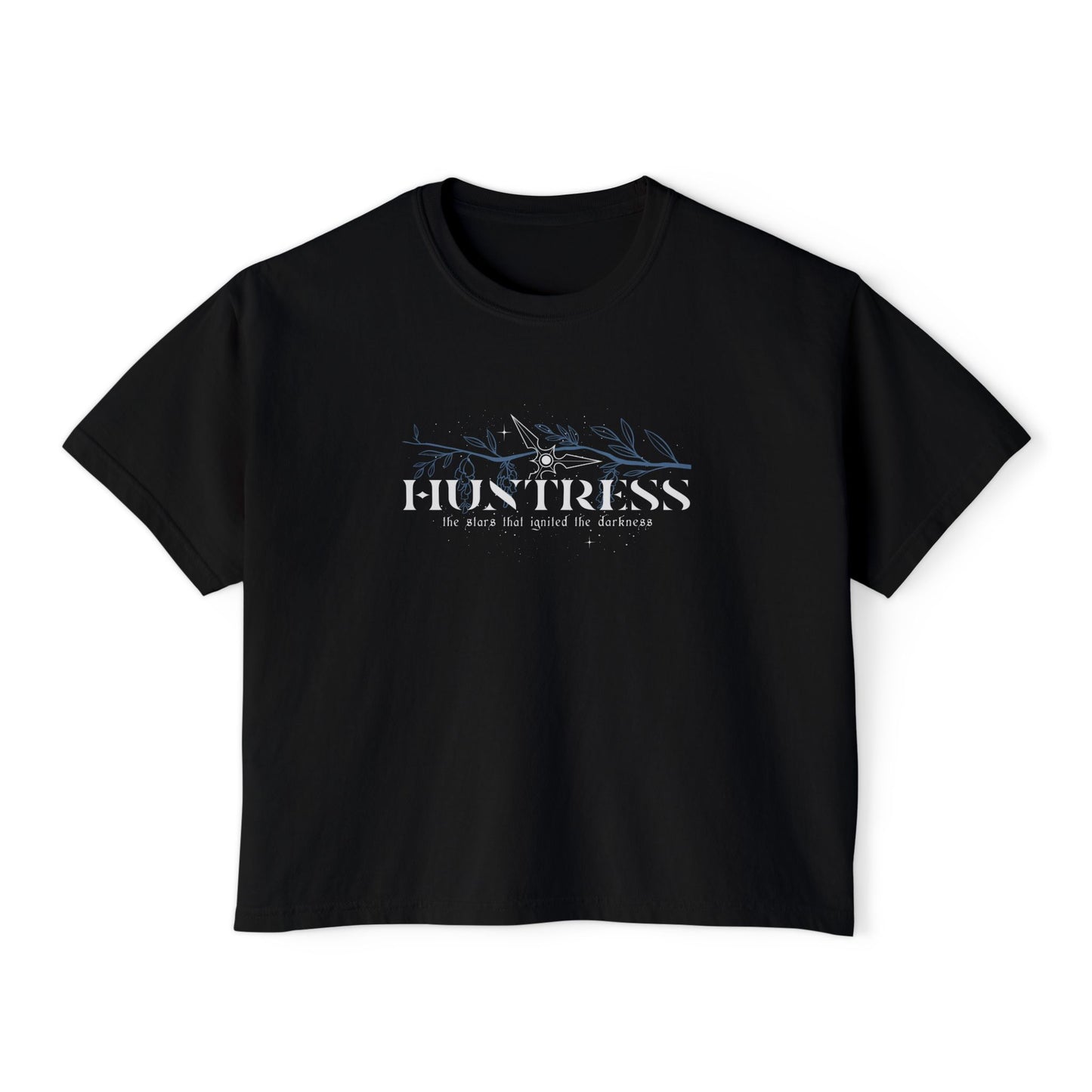 Huntress Comfort Colors Boxy Crop Tee | Officially Licensed Scars Beneath A Serpent’s Scales Nicole Platania Romantasy Shirt