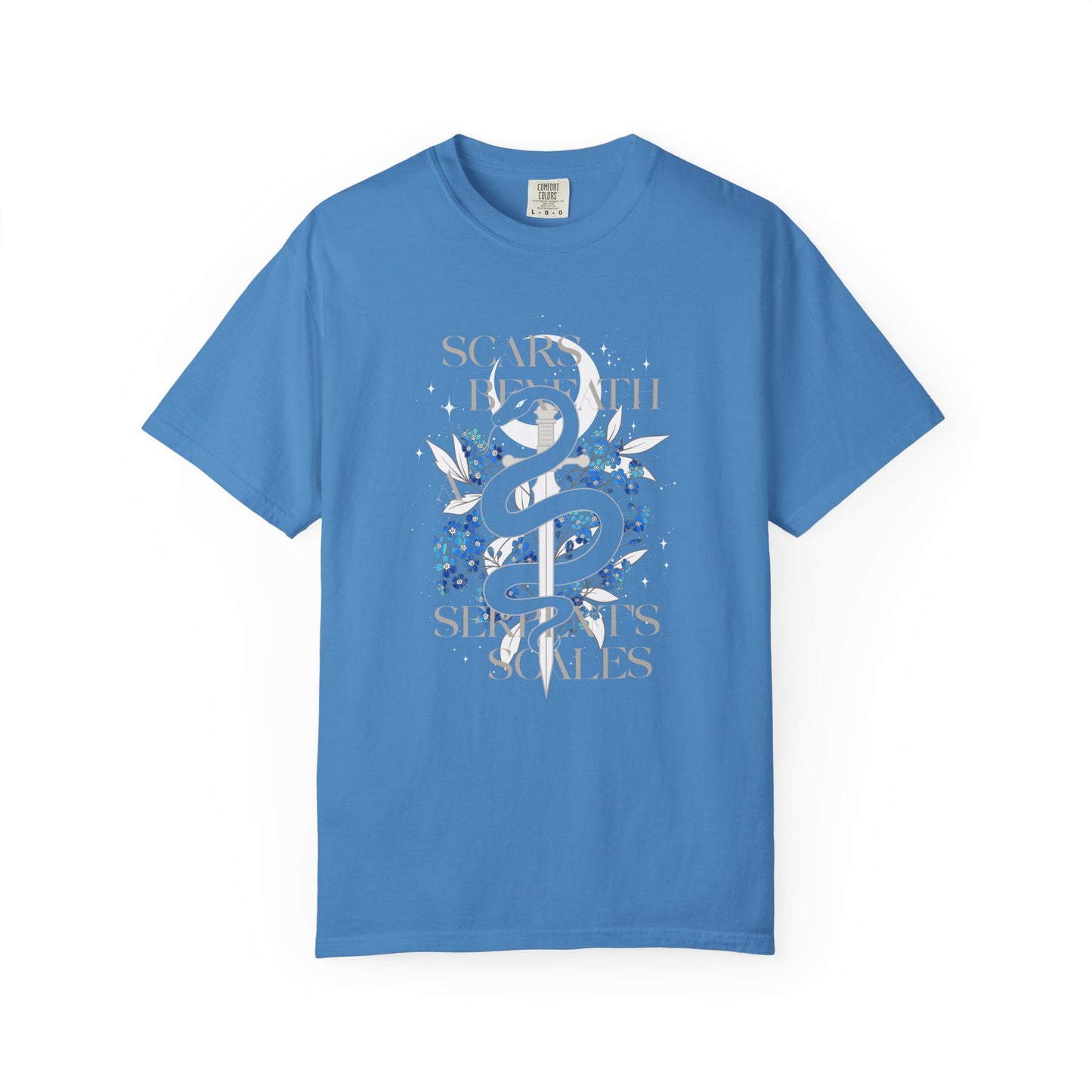 Scars Beneath a Serpent’s Scales Comfort Colors Tee | Officially Licensed Nicole Platania Shirt