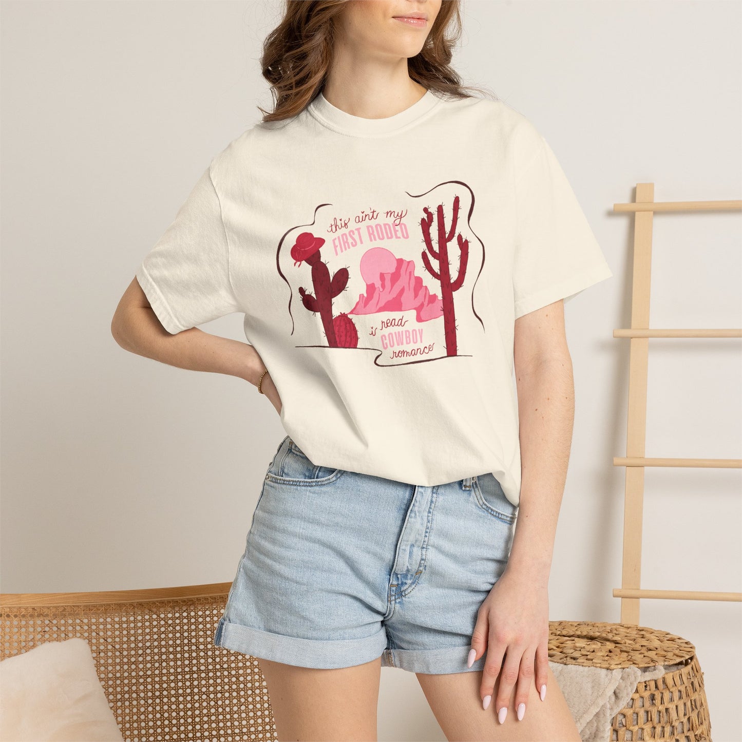 This Ain’t My First Rodeo Comfort Colors Tee | Cowboy Romance Graphic Shirt