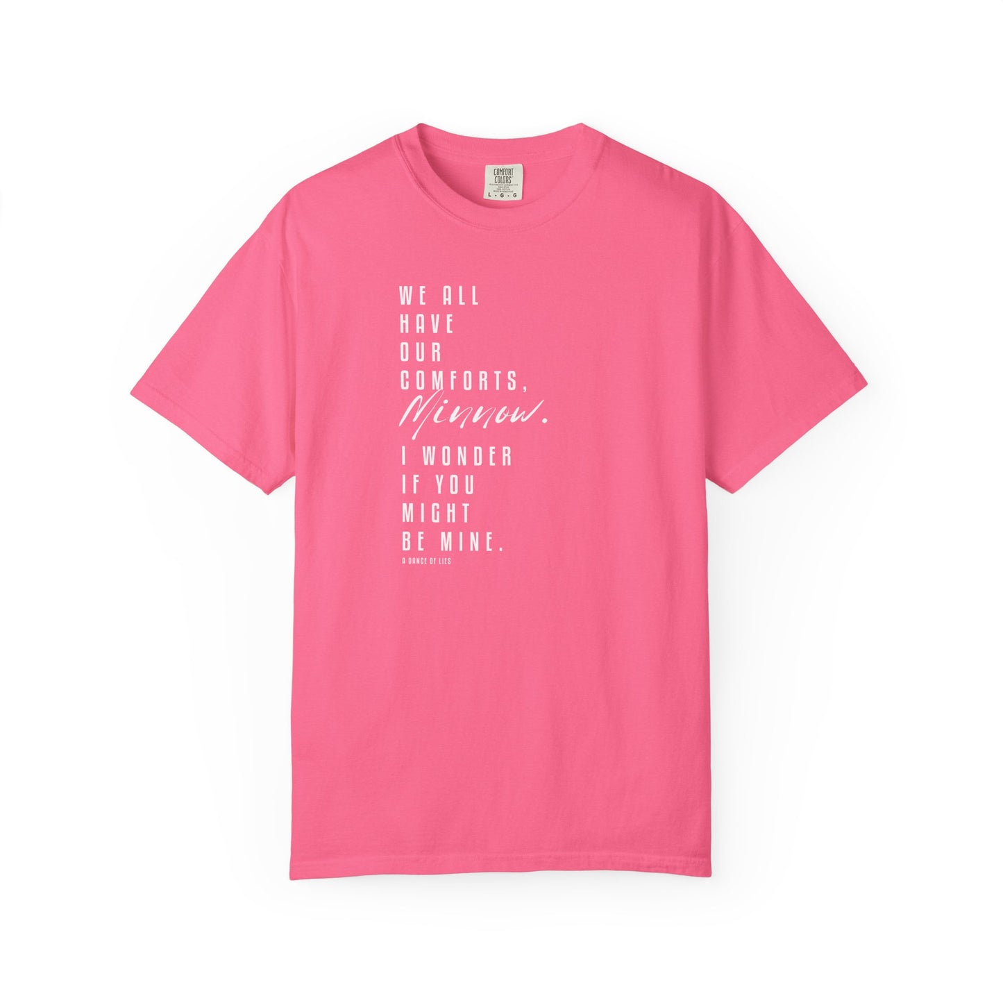 Minnow Quote Comfort Colors Tee – Officially Licensed A Dance of Lies Shirt by Brittney Arena | Romantasy Bookish T-Shirt