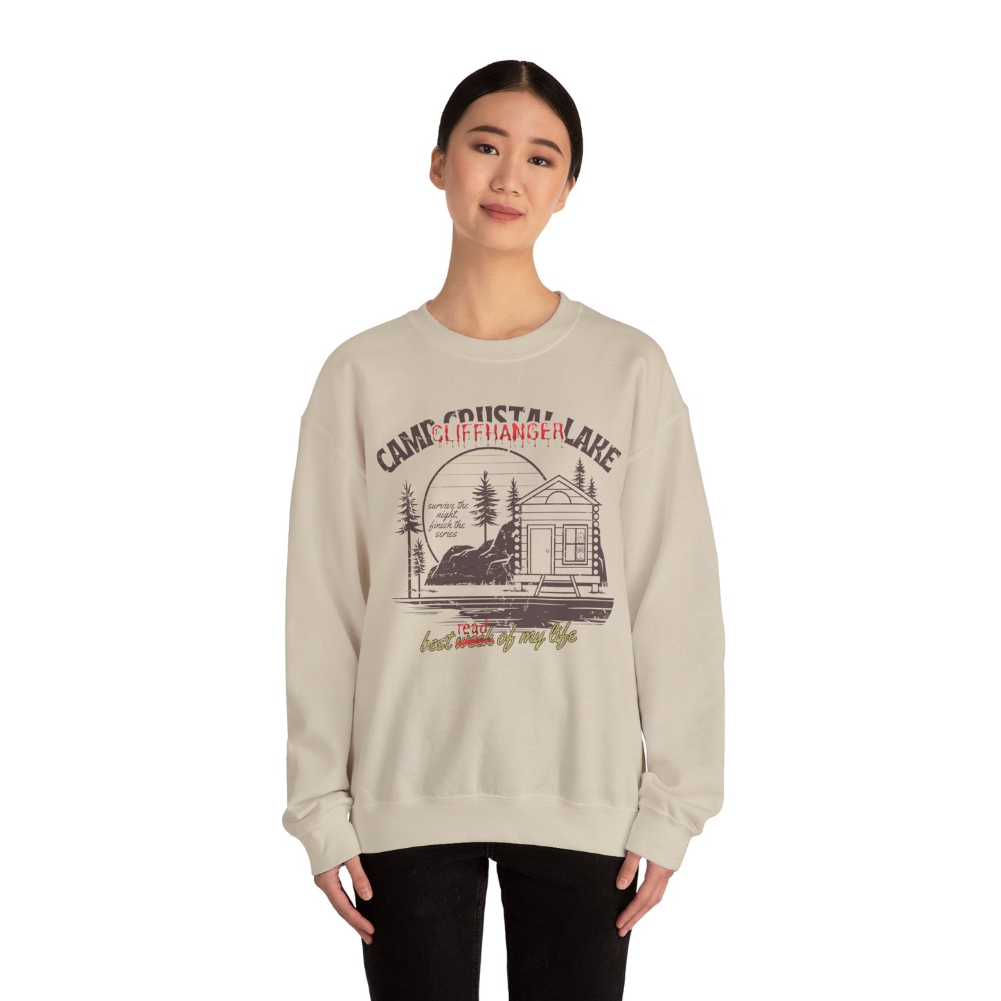 Camp Cliffhanger Lake Unisex Heavy Blend™ Crewneck Sweatshirt