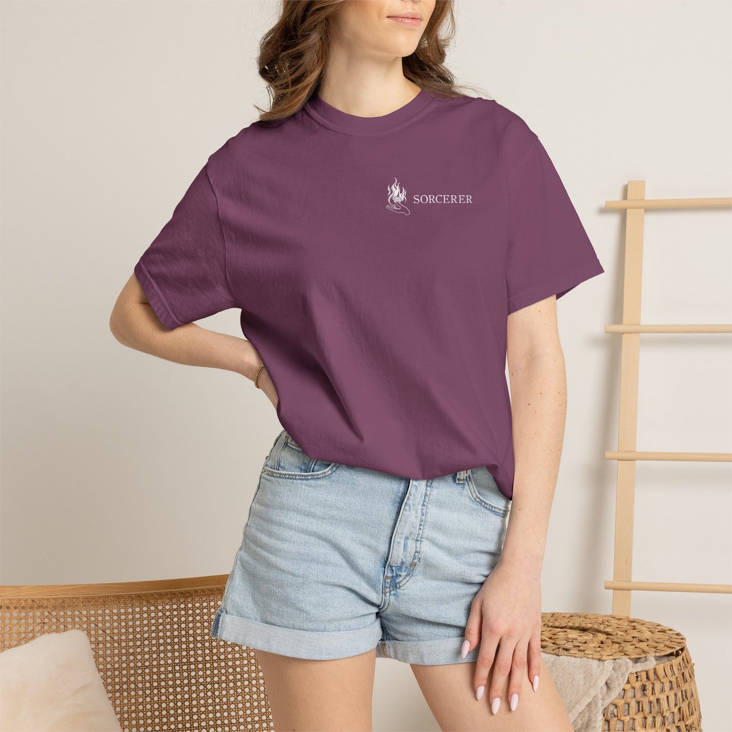 Sorcerer Tarot Card Comfort Colors Shirt | TTRPG Character Class Tee
