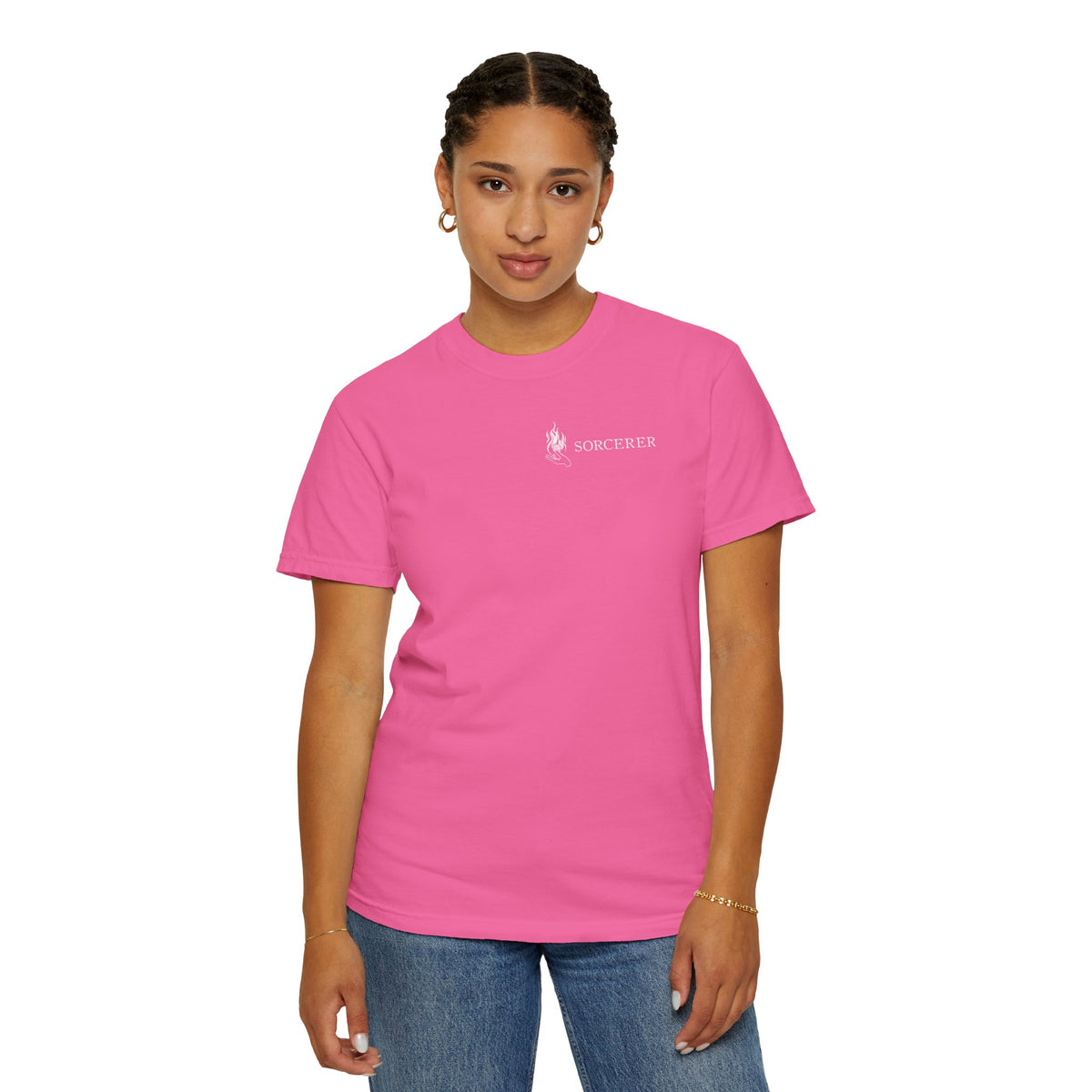 Sorcerer Tarot Card Comfort Colors Shirt | TTRPG Character Class Tee