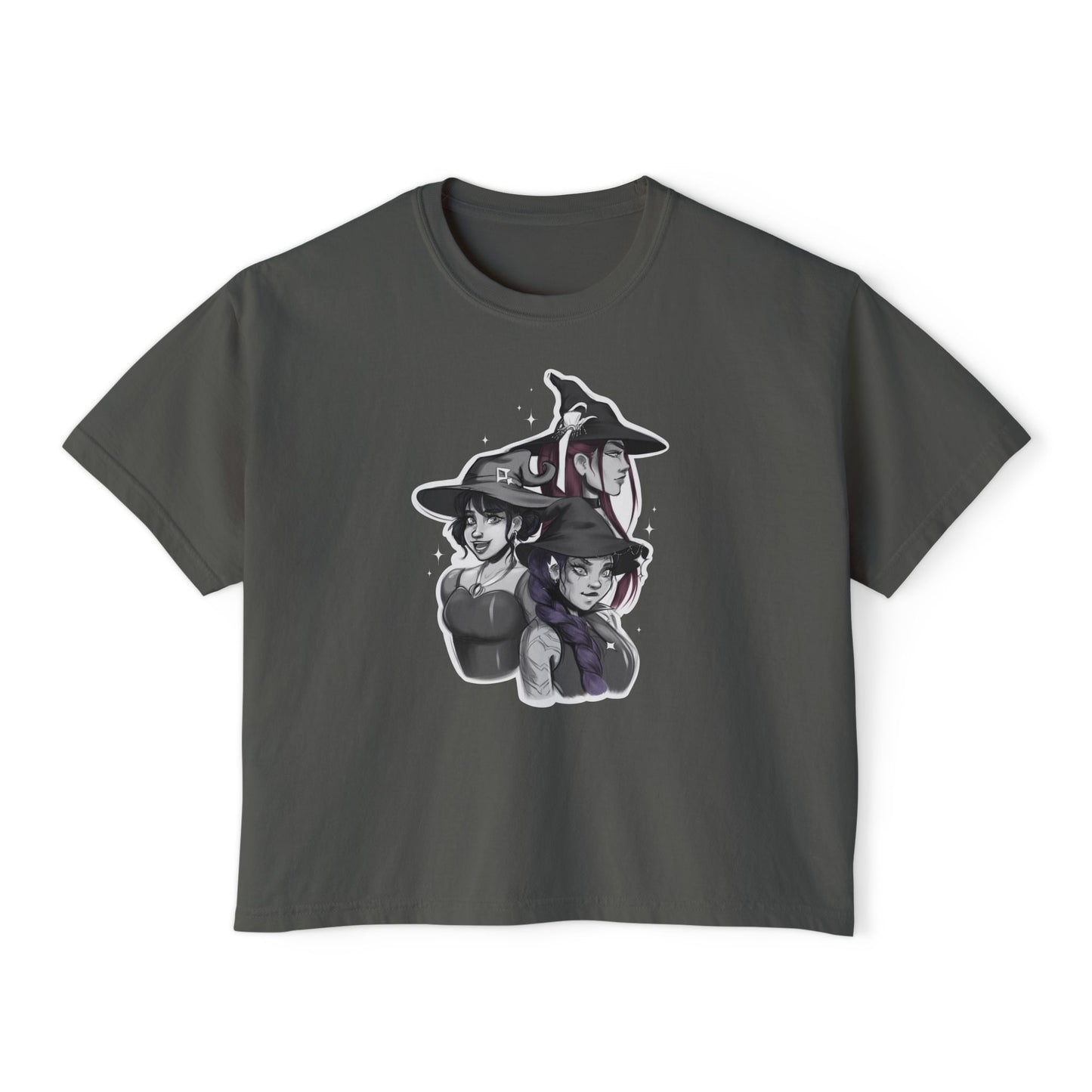 Witchy K-Pop Graphic T-Shirt - Boxy Fit