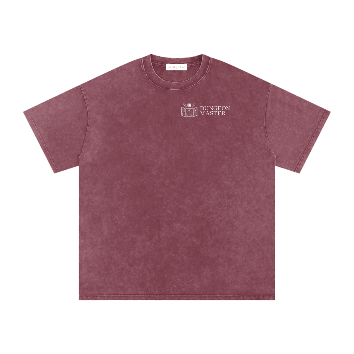 Dungeon Master Tarot Card Snow Wash Cotton Shirt | TTRPG Character Class Tee