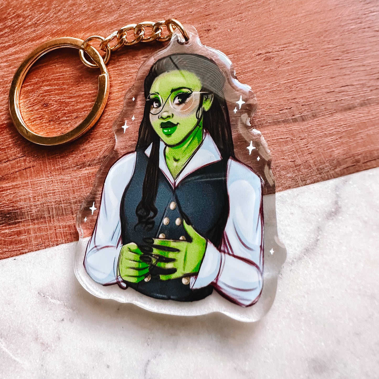 Elphaba Keychain