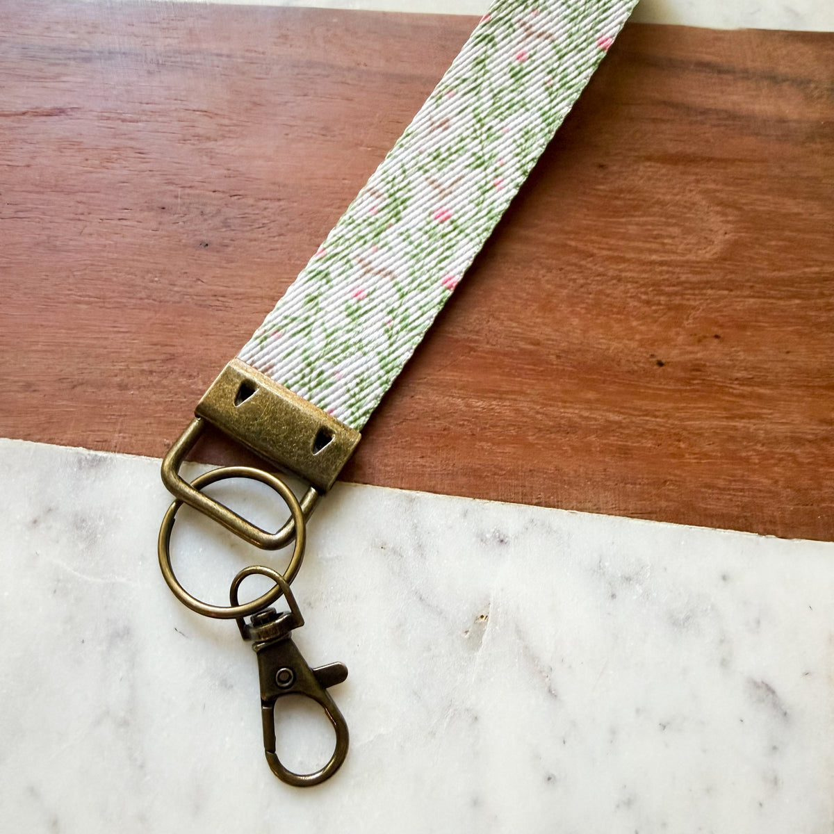 Fantasy Dragons Canvas Wrist Lanyard | Subtle Dragons Keychain Wrist Accessory