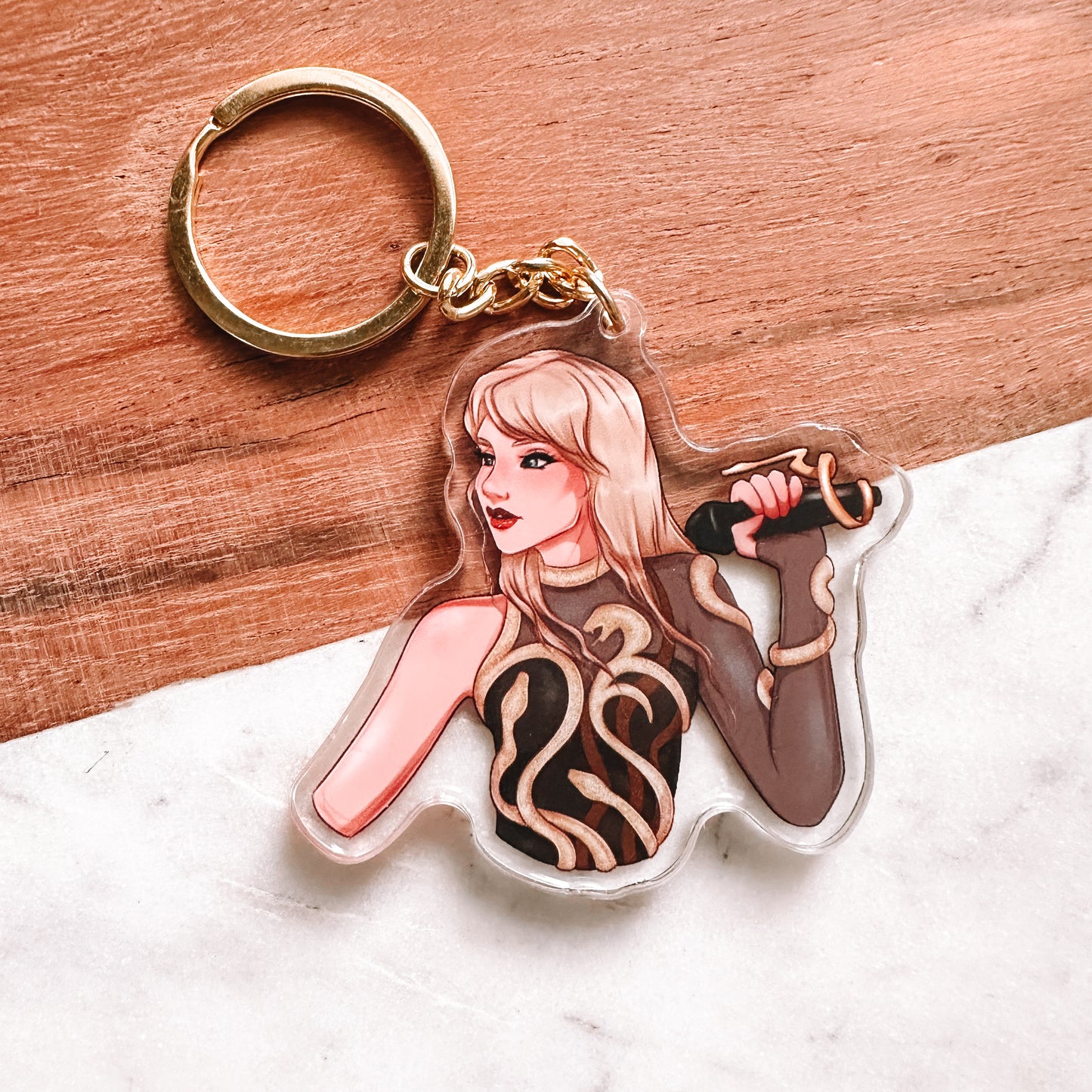 Reputation Taylor Keychain