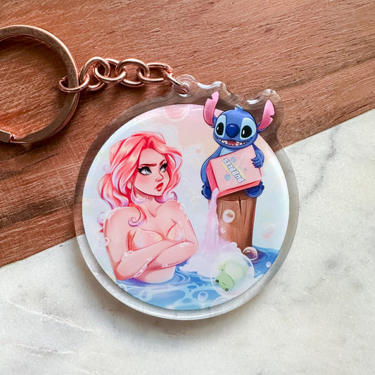 Mermaid Bubbles Keychain