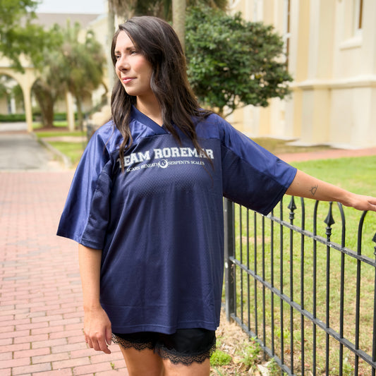 Team Roremar Reckless Fantasy Oversized Mesh Jersey | Officially Licensed Scars Beneath a Serpent’s Scales Nicole Platania Apparel