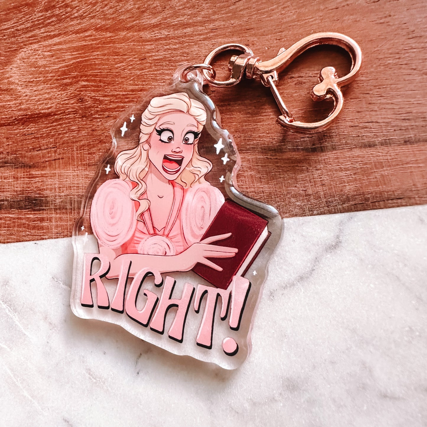 Glinda Keychain
