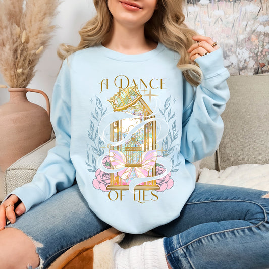 A Dance of Lies Comfort Colors Sweatshirt – Officially Licensed Brittney Arena Romantasy Crewneck | Fantasy Reader Pullover | Book Lover Gift