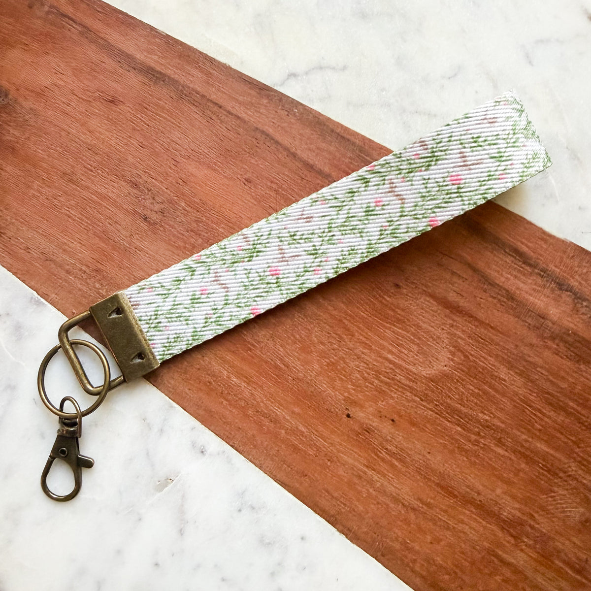 Fantasy Dragons Canvas Wrist Lanyard | Subtle Dragons Keychain Wrist Accessory
