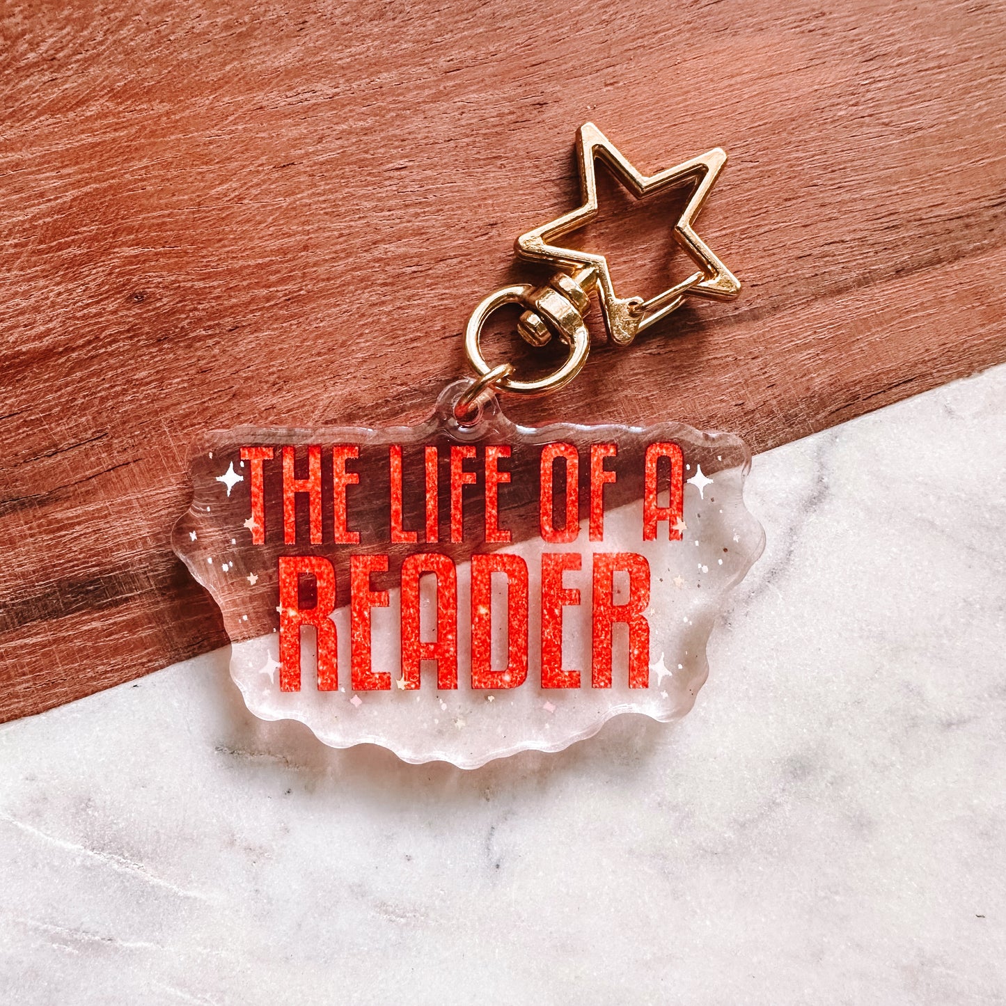 The Life of a Reader Keychain