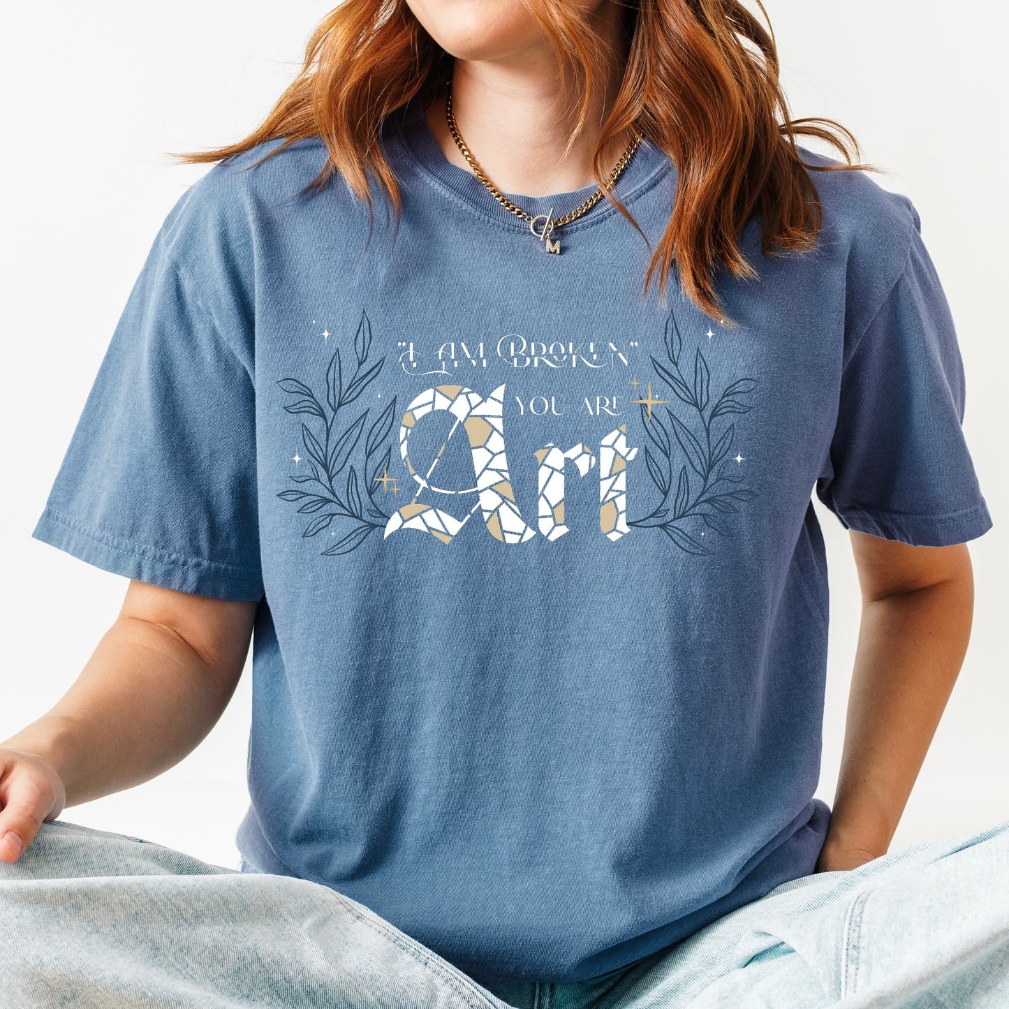 I Am Broken You Are Art Comfort Colors Tee – Officially Licensed A Dance of Lies Shirt by Brittney Arena | Romantasy Bookish T-Shirt