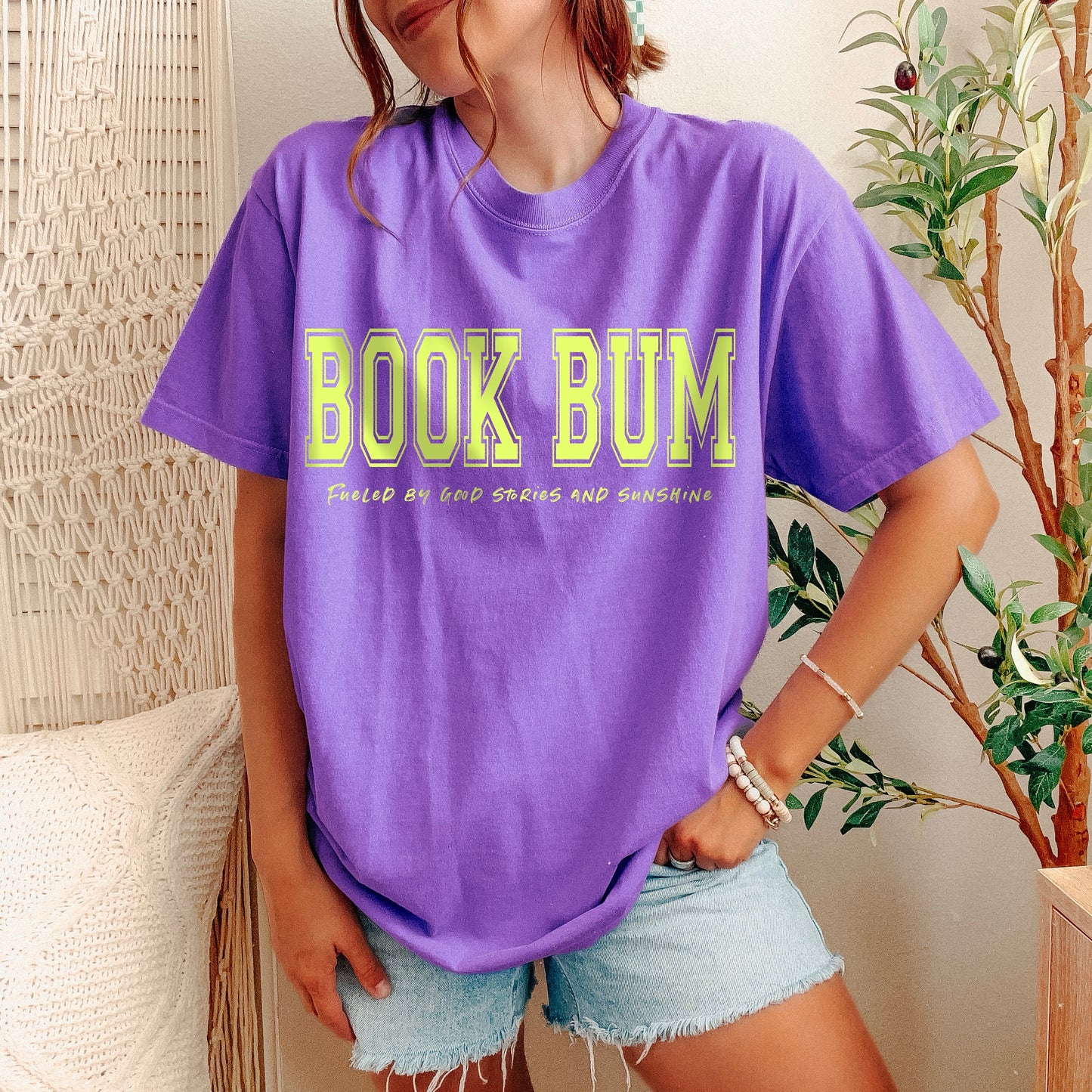 Book Bum T-Shirt – Funny Book Lover Shirt | Reader Graphic Tee for Bookworms