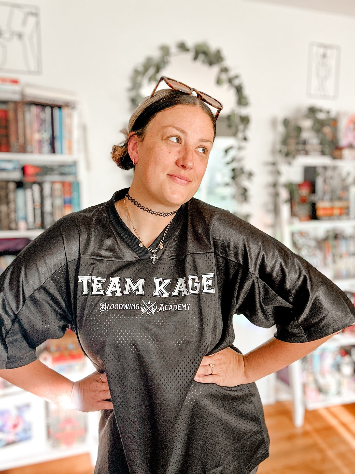 Team Kage Oversized Mesh Fantasy Jersey | Officially Licensed Bloodwing Academy Merch | Briar Boleyn Romantasy