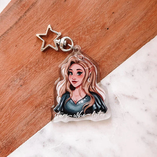 Feyre Stars Who Listen Keychain