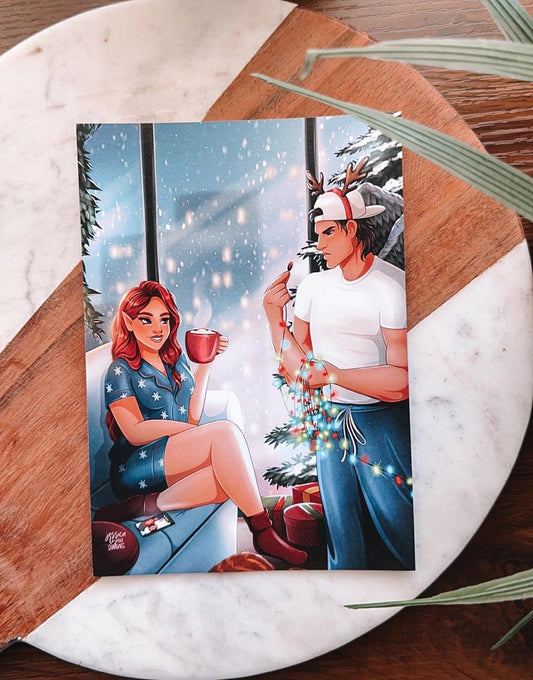 Bryce & Hunt Solstice 5x7 Inch Illustrated Art Print