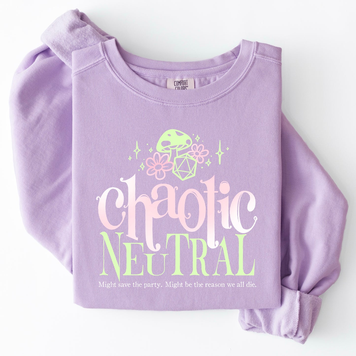 Chaotic Neutral Sweatshirt — Comfort Colors