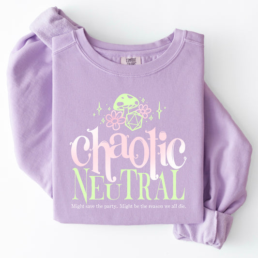 Chaotic Neutral Sweatshirt — Comfort Colors