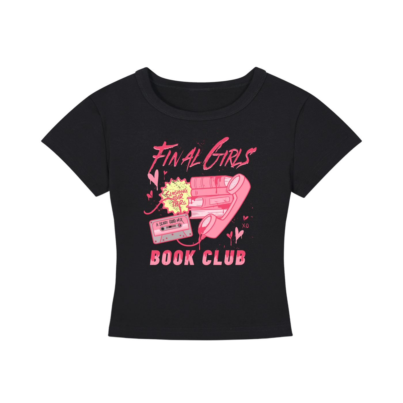 Final Girls Book Club Cropped Women’s Baby Tee