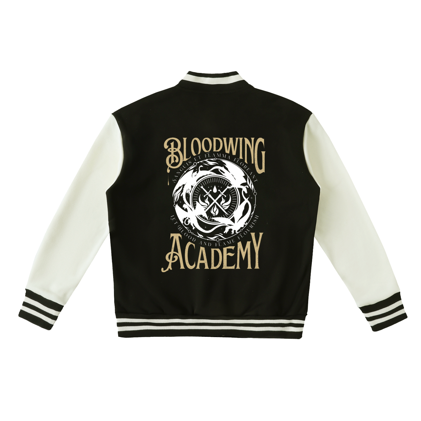 Bloodwing Academy Varsity Jacket | Briar Boleyn Merch | Officially Licensed Fantasy Romance Jacket